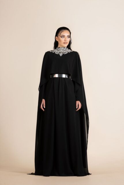 Elegant Black Unique Gown