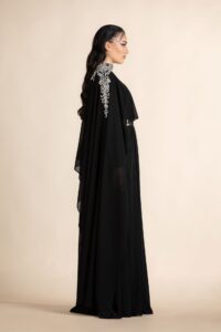 Elegant Black Unique Gown - Image 4